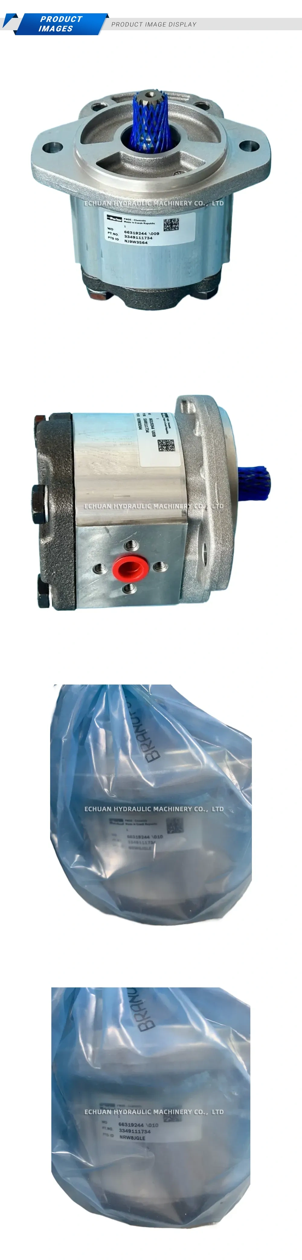 Parker 3349111734 Hydraulic Gear Pump Description