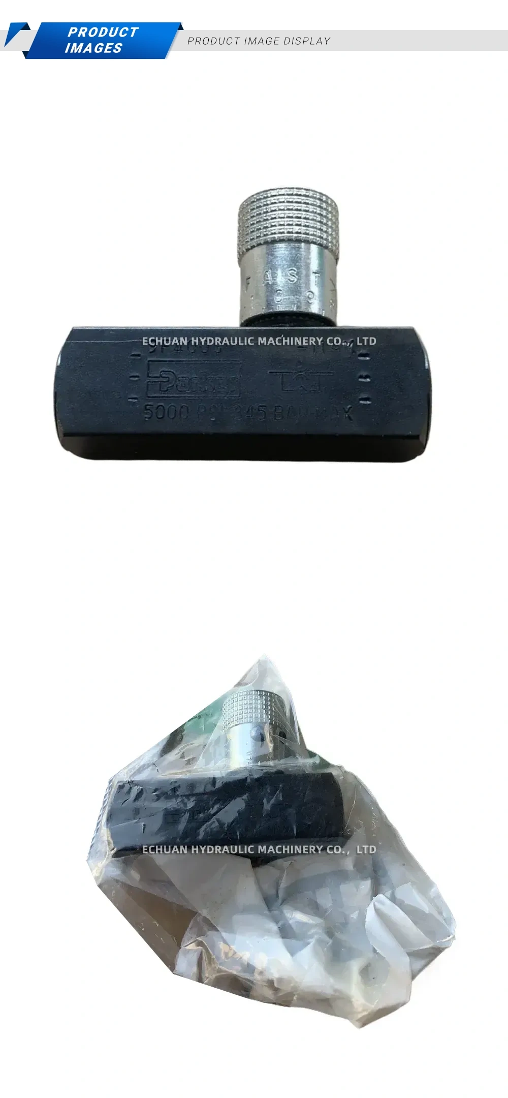 Parker 9F400S Hydraulic Needle Valve Description