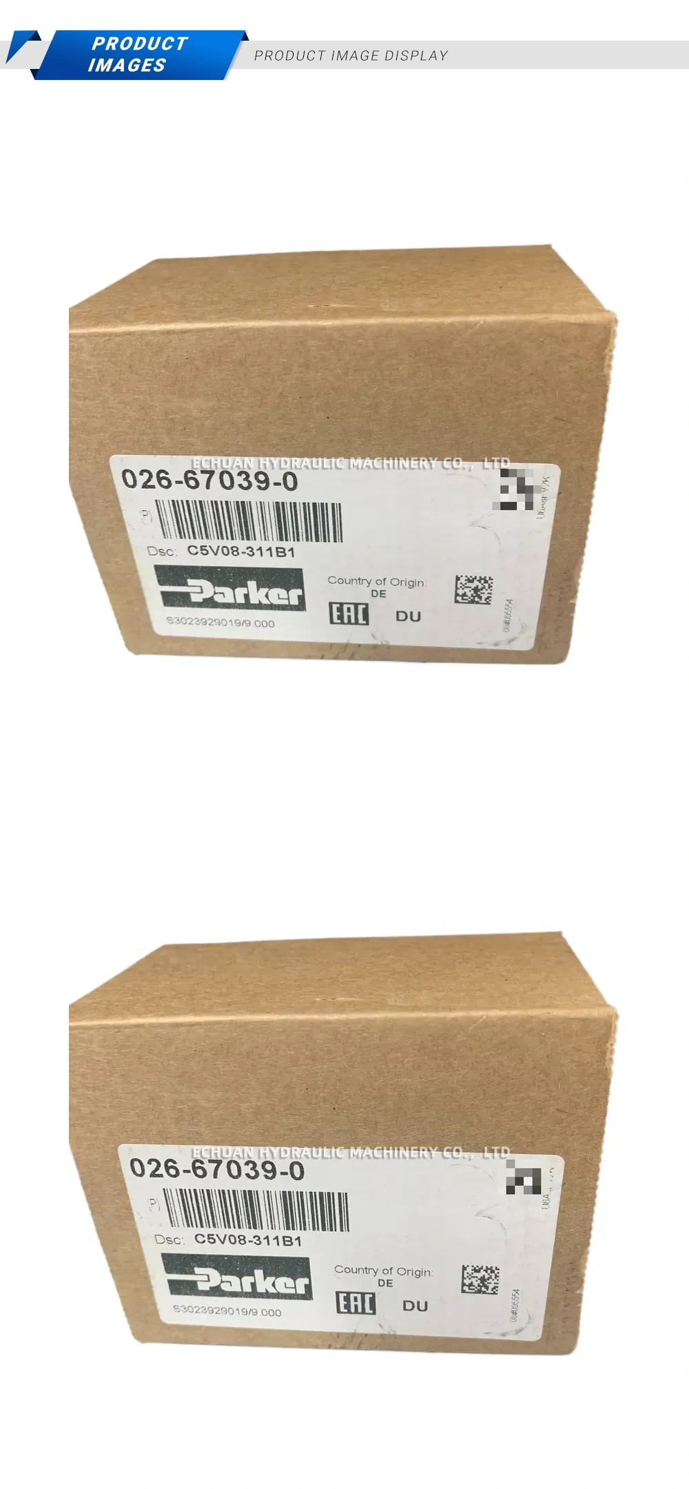 Parker C5V08-311B1 Check Valve Description