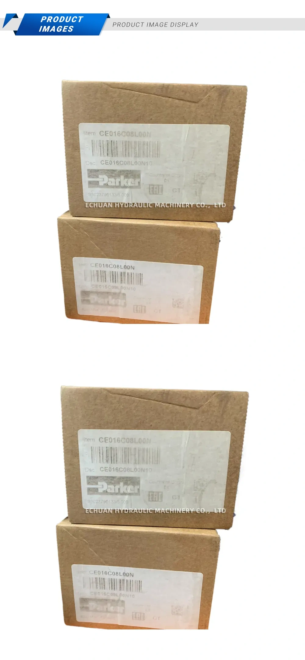 Parker CE016C08L00N Hydraulic Cartridge Valve Description