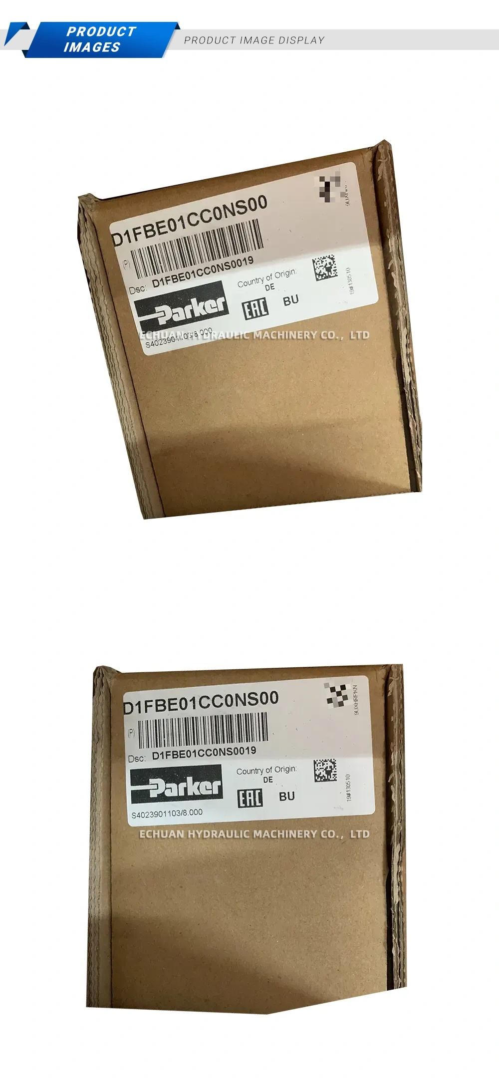 Parker D1FBE01CC0NS00 Solenoid Operated Directional Control Valve Description