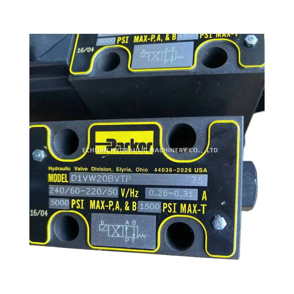 Parker D1VW20BVTP Hydraulic Directional Control Valve