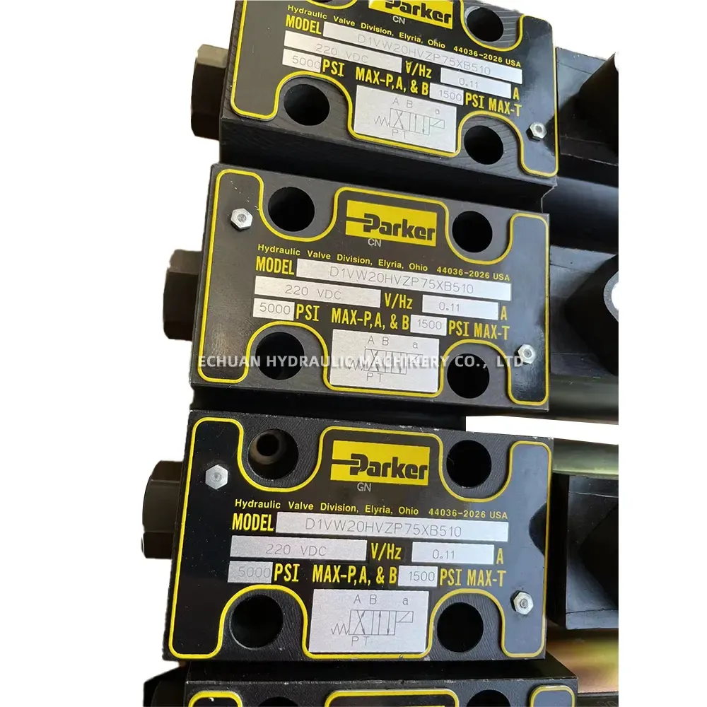 Parker D1VW20HVZP75XB510 Hydraulic Directional Control Valve