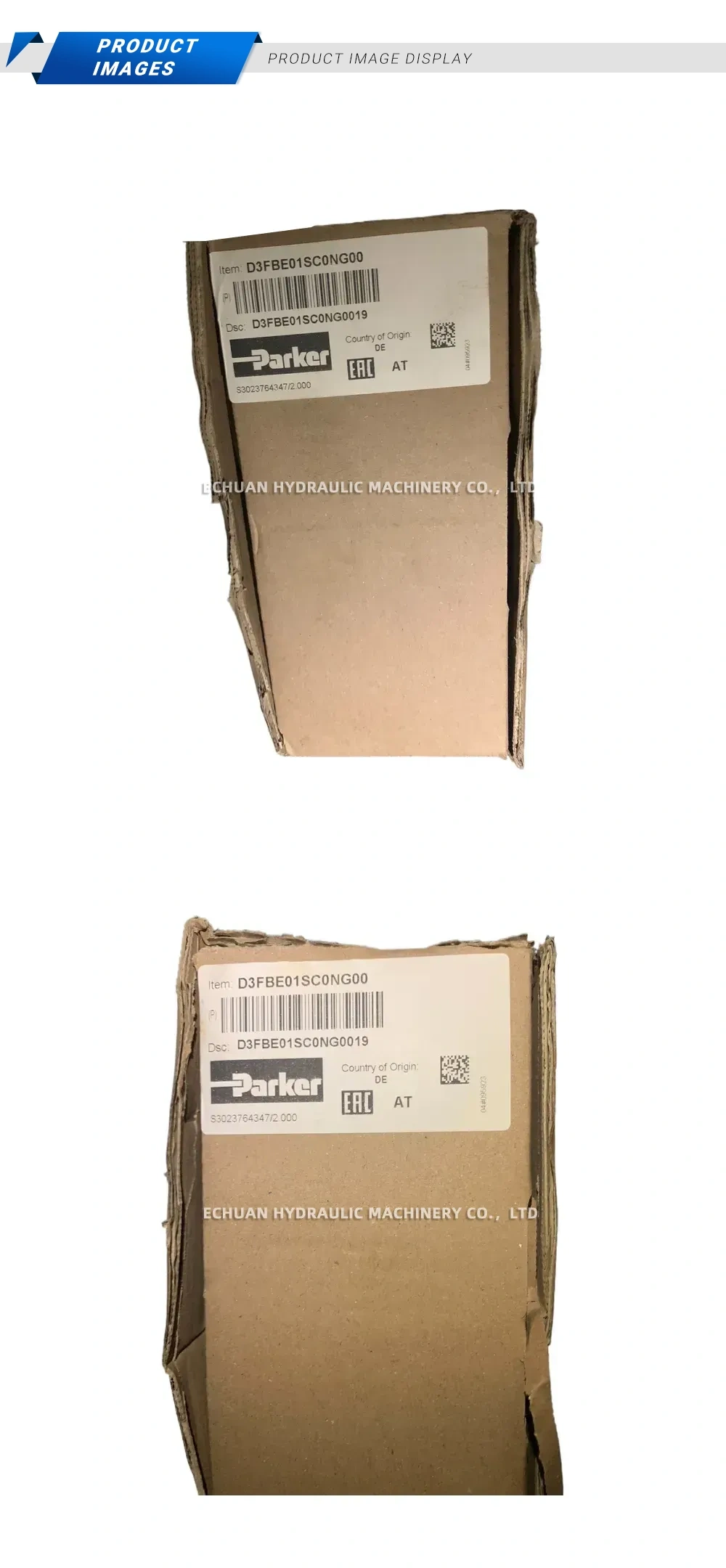 Parker D3FBE01SC0NG00 Proportional Directional Control Valve Description
