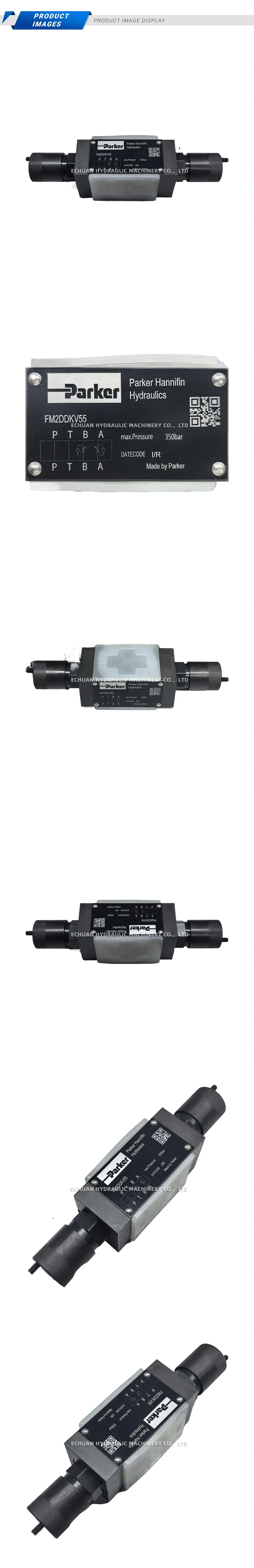Parker FM2DDKV55 Hydraulic Flow Control Valve Description