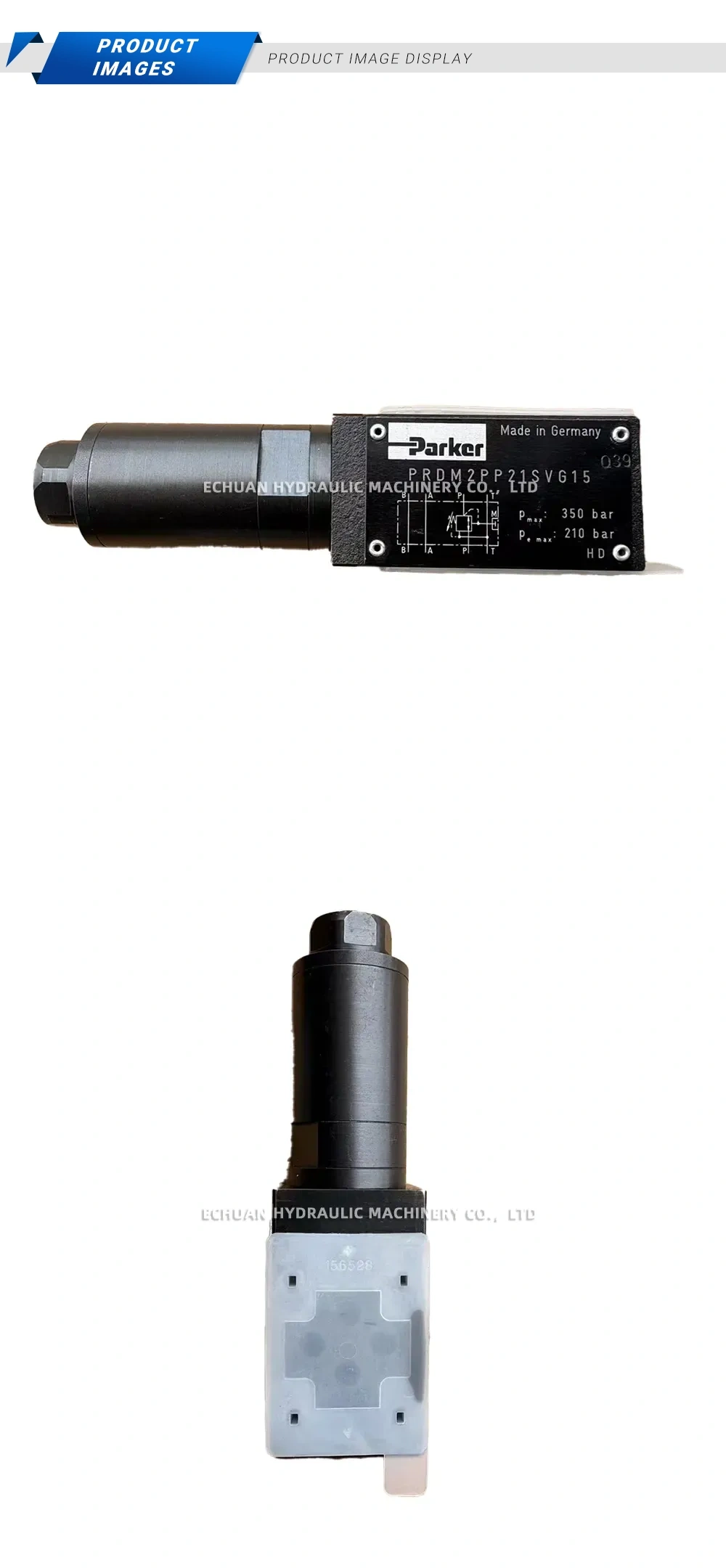 Parker PRDM2PP21SVG15 Hydraulic Pressure Reducing Valve Description