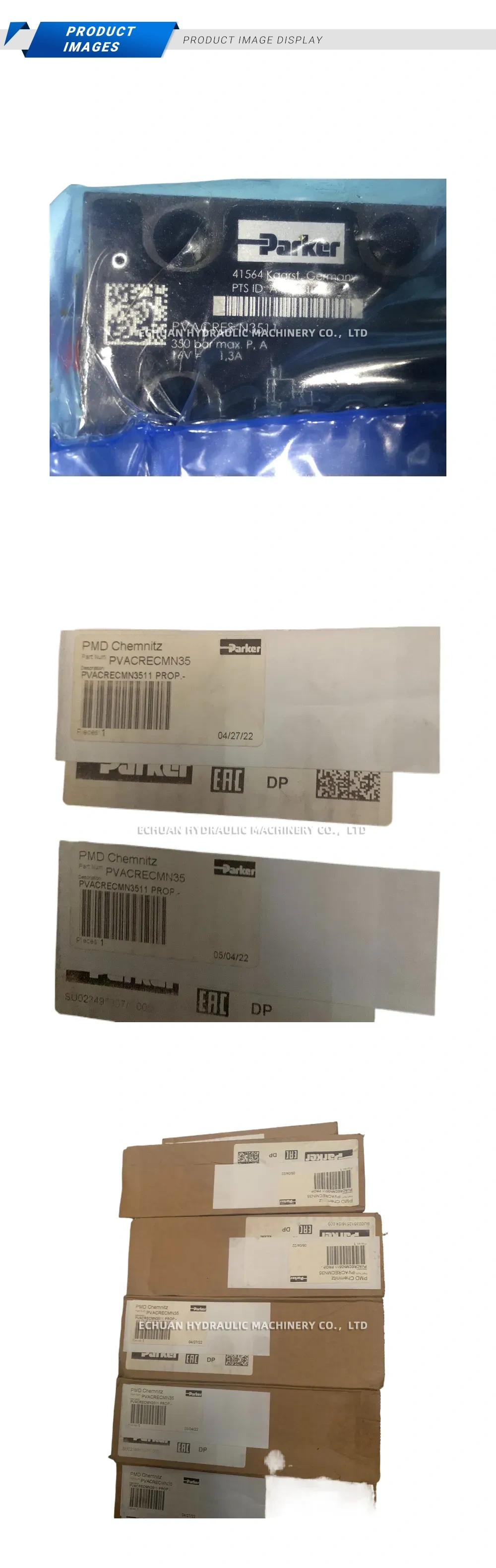 Parker PVACRES-N3511 Electronic Control Unit Description
