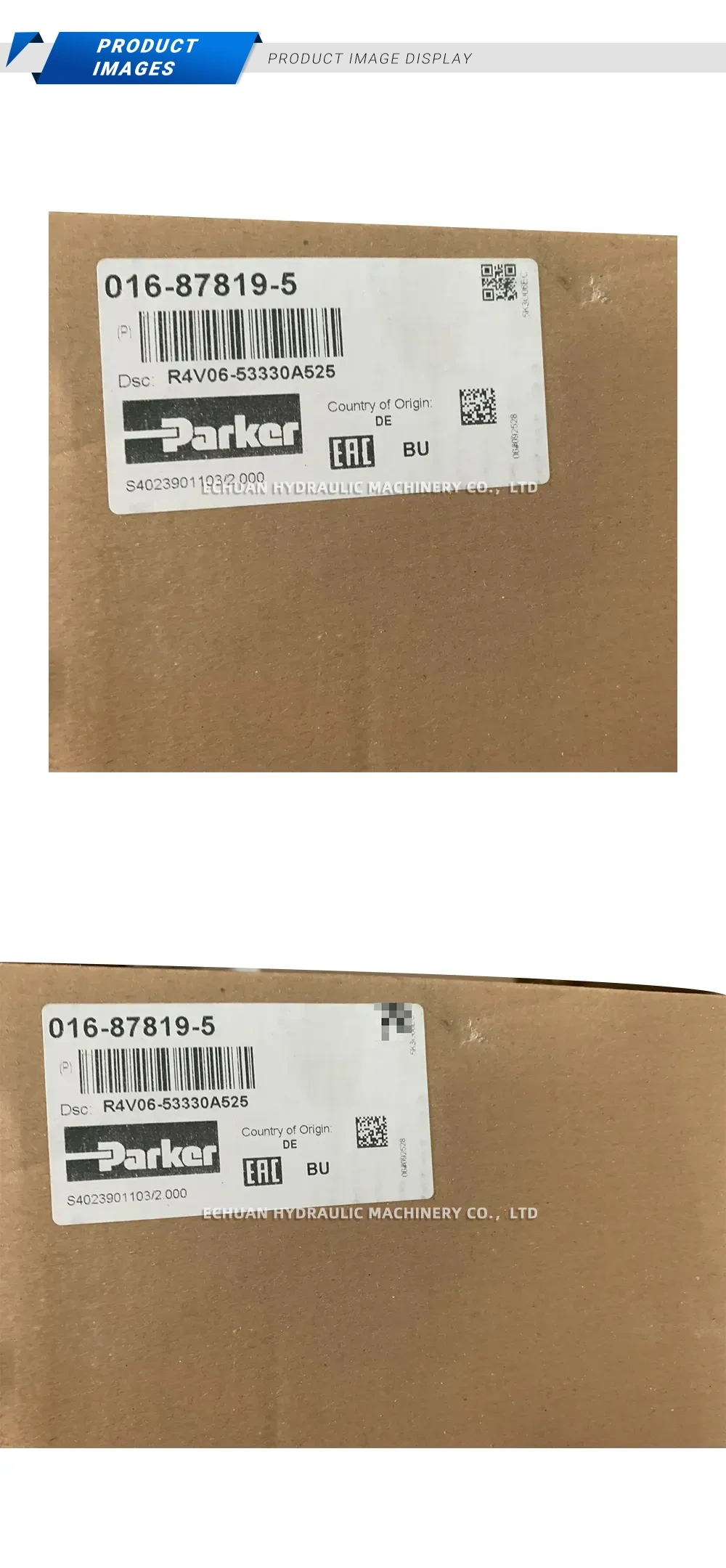 Parker R4V06-53330A525 Hydraulic Pilot Operated Check Valve Description