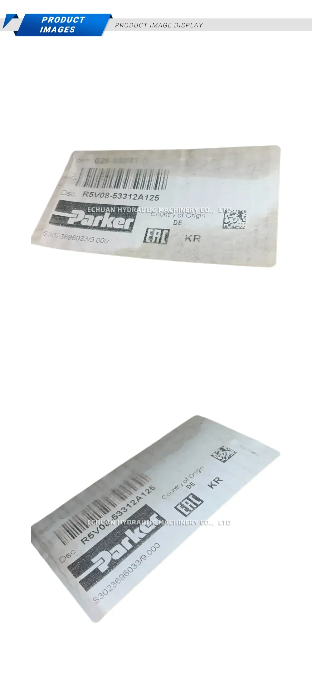 Parker R5V08-53312A125 Pilot Operated Check Valve Description