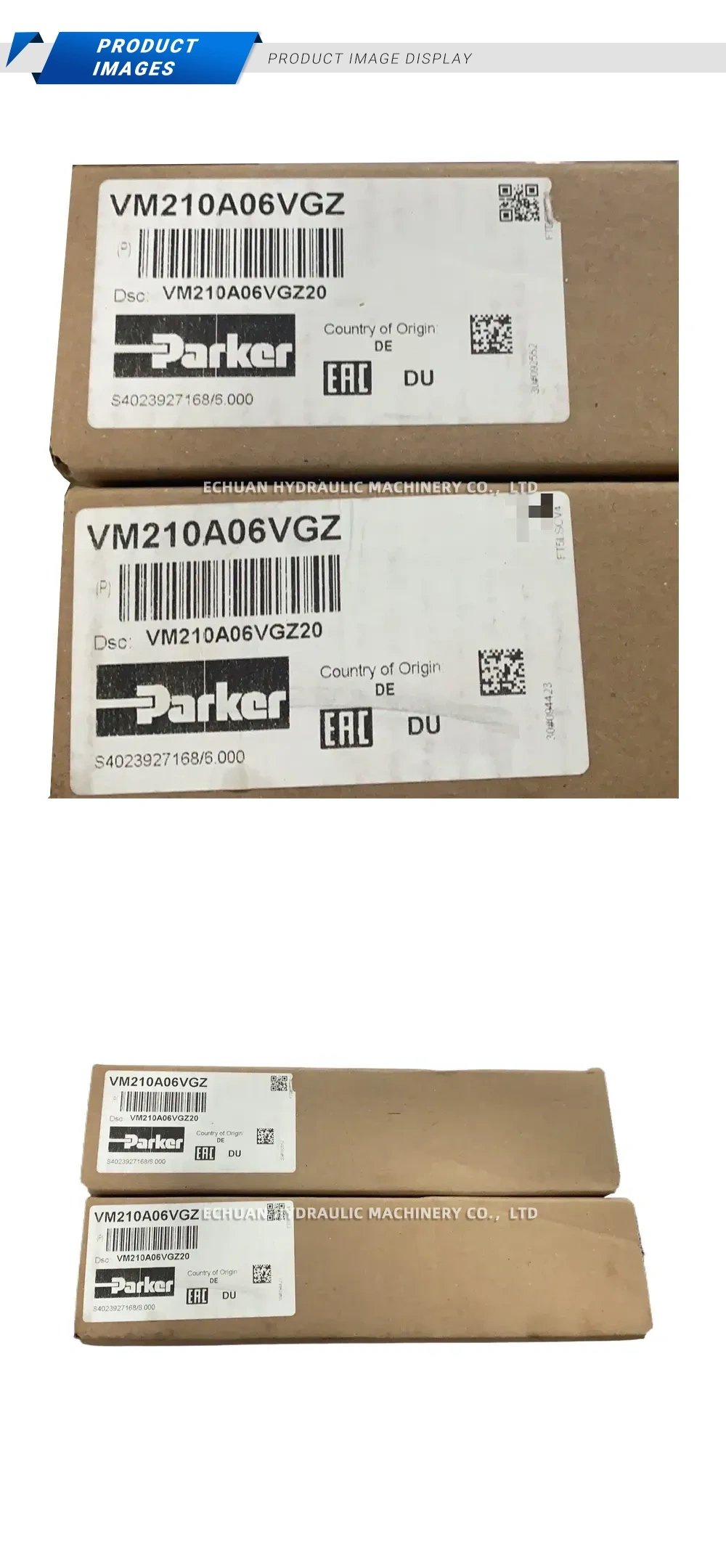 Parker VM210A06VGZ Proportional Directional Control Valve Description