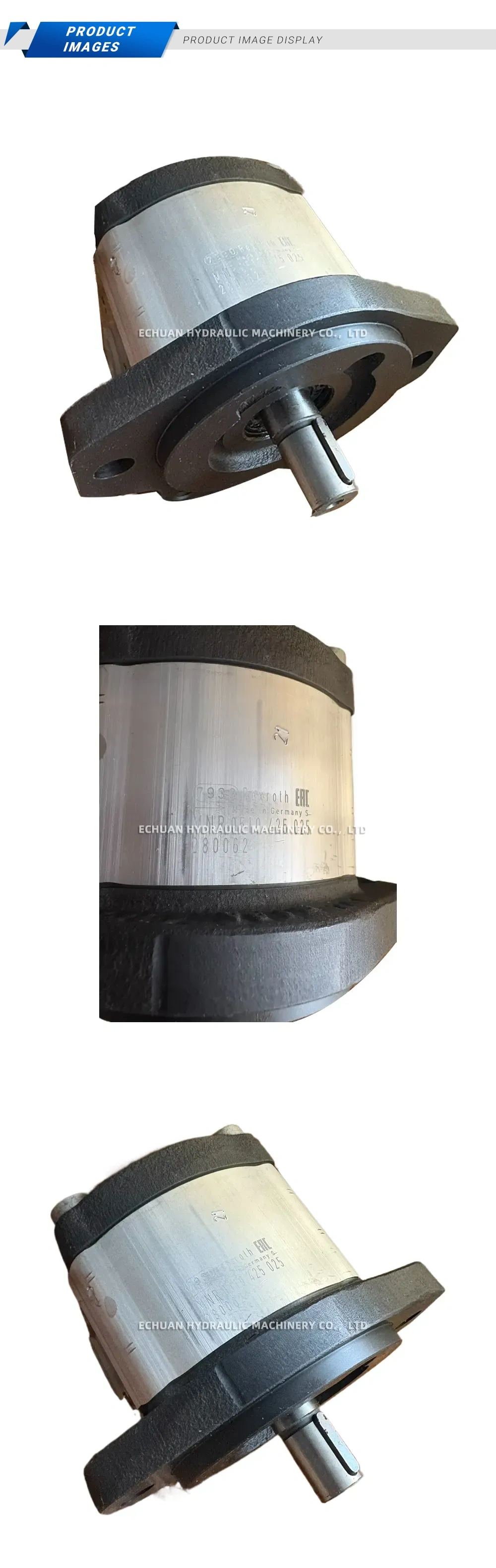 Rexroth 0510 425 025 Hydraulic Gear Pump Description