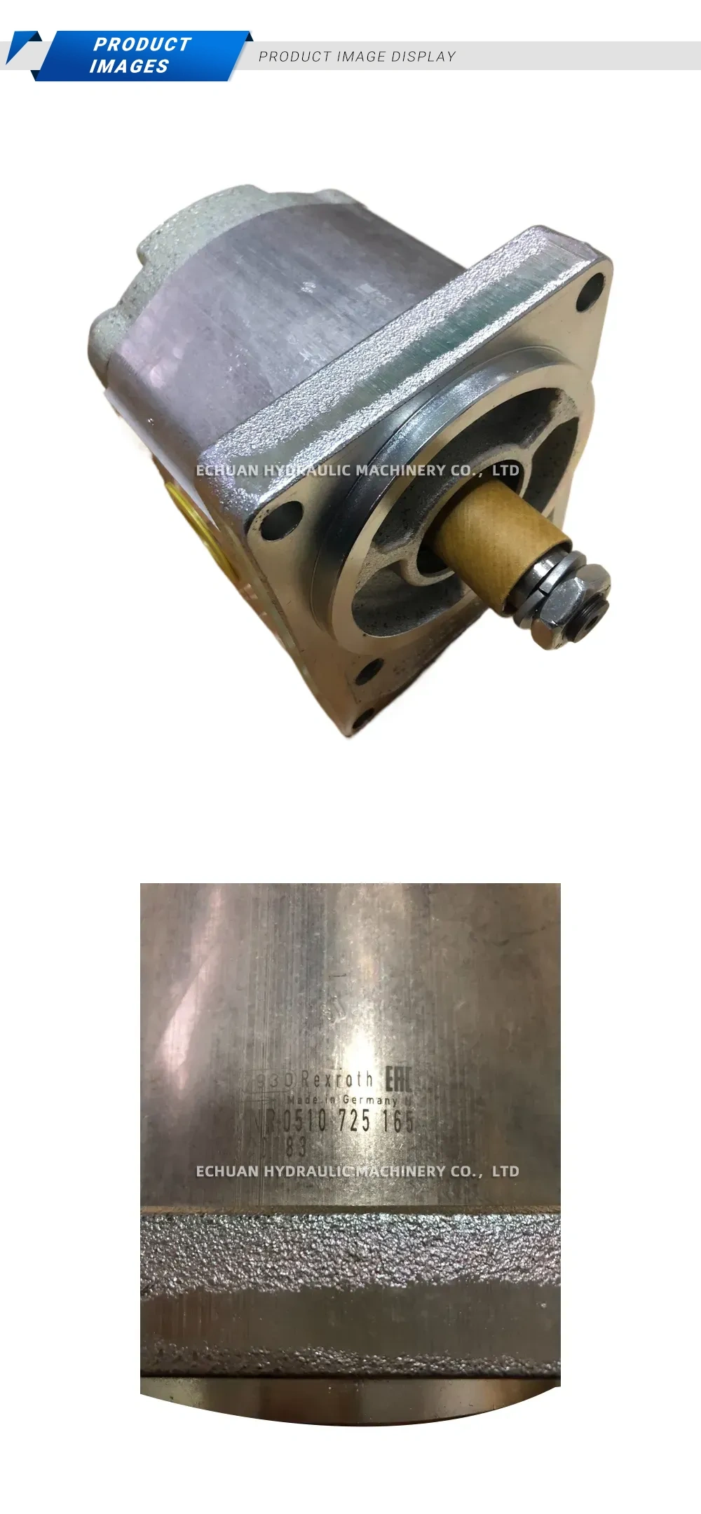 Rexroth 0510 725 165 Hydraulic Gear Pump Description