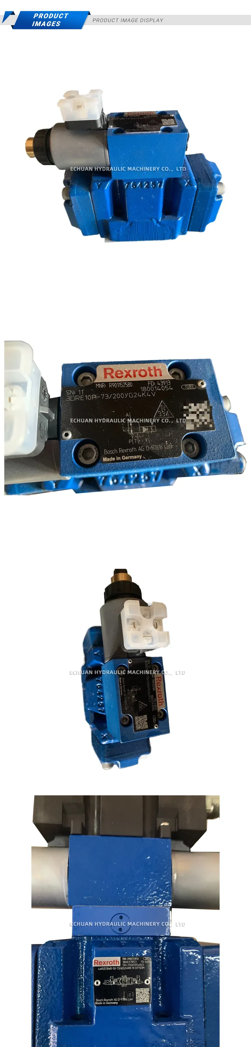 Rexroth 3DRE10P-73/200YG24K4V Proportional Pressure Reducing Valve Description
