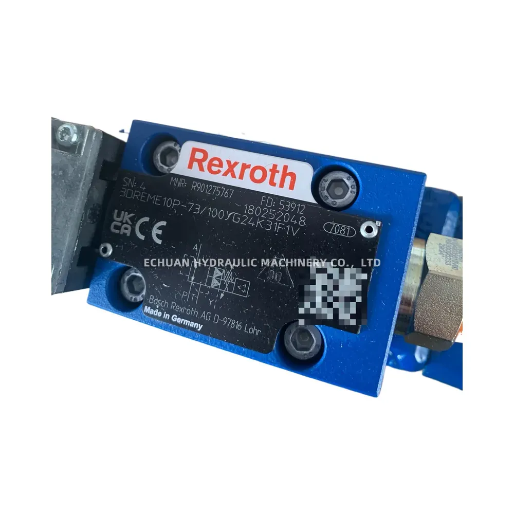 Rexroth 3DREME10P-73/100YG24K31F1V Proportional Pressure Reducing Valve