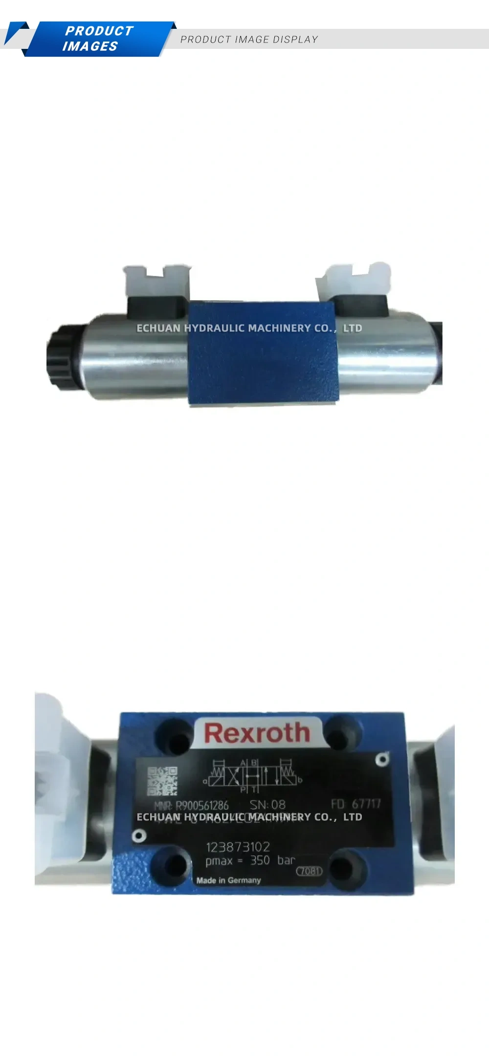 Rexroth 4WE 6 H62/EG24N9K4 Directional Control Valve Description
