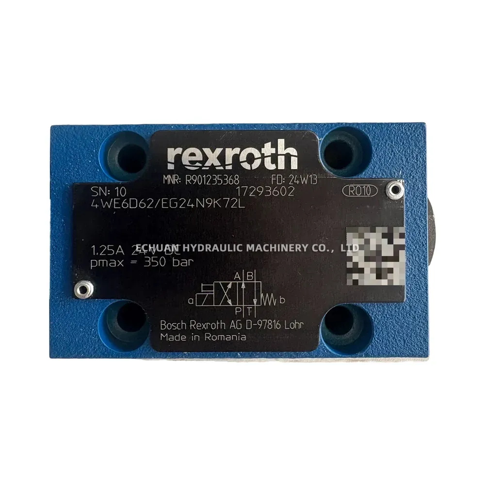 Rexroth 4WE6D62/EG24N9K72L Hydraulic Directional Control Valve