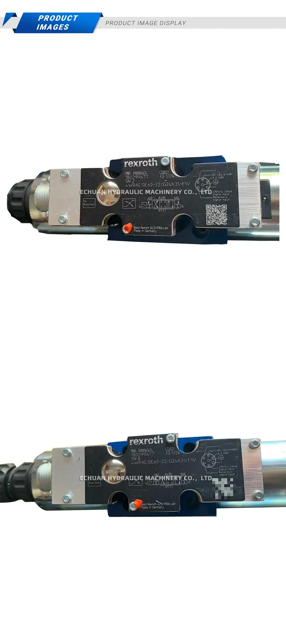 Rexroth 4WRAE10E60-22/G24K31/F1V Proportional Directional Control Valve Description
