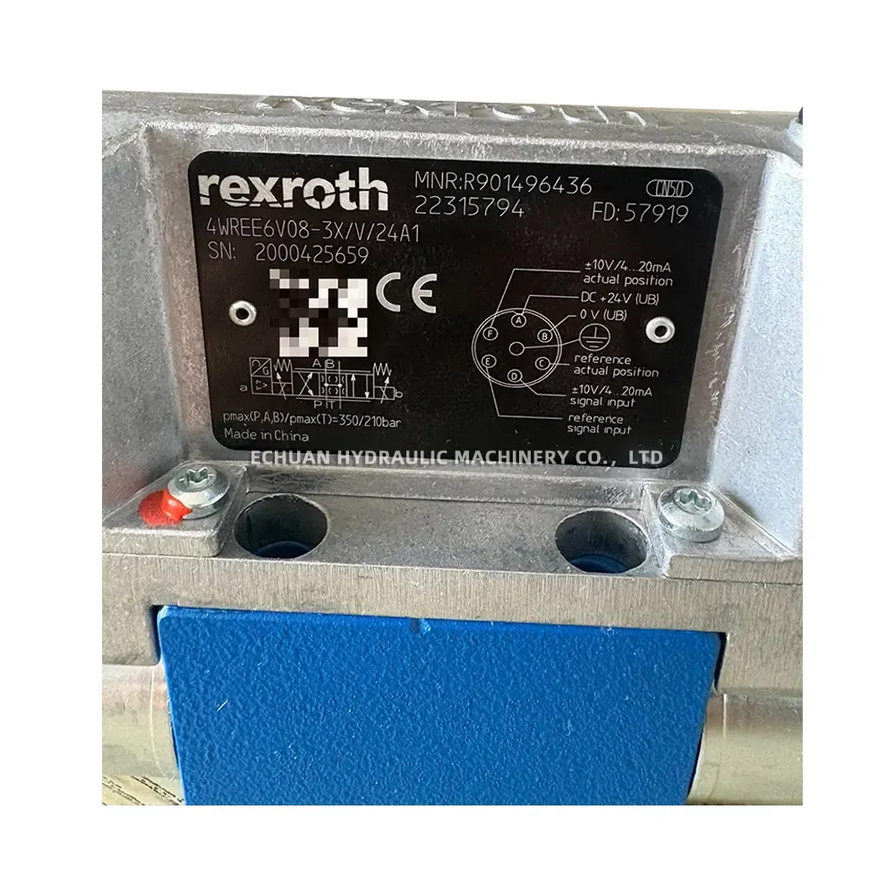 Rexroth 4WREE6V08-3X/V/24A1 Proportional Directional Control Valve