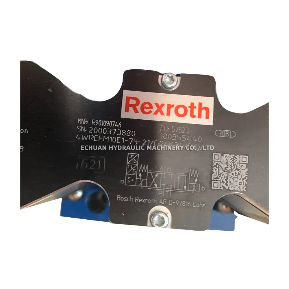 Rexroth 4WREEM10E1-75-21/G24K34/B6V Proportional Directional Control Valve