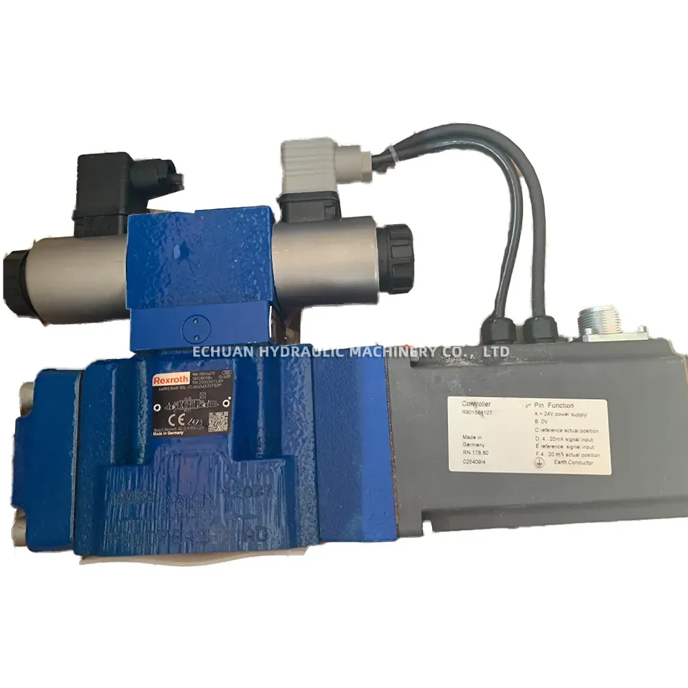 Rexroth 4WRKE10W8-100L-37/6EG24EK31/F1D3M Proportional Directional Control Valve