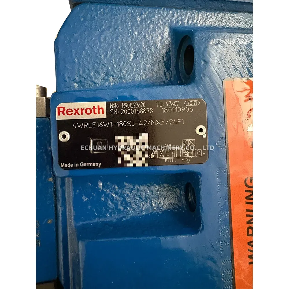 Rexroth 4WRLE16W1-180SJ-42/MXY/24F1 High Response Directional Control Valve