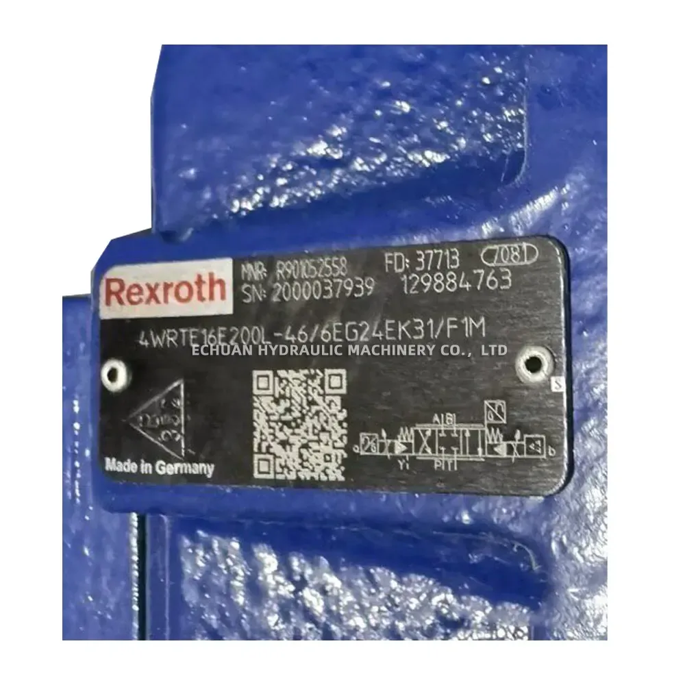 Rexroth 4WRTE16E200L-46/6EG24EK31/F1M 4-way servo-proportional directional control valve