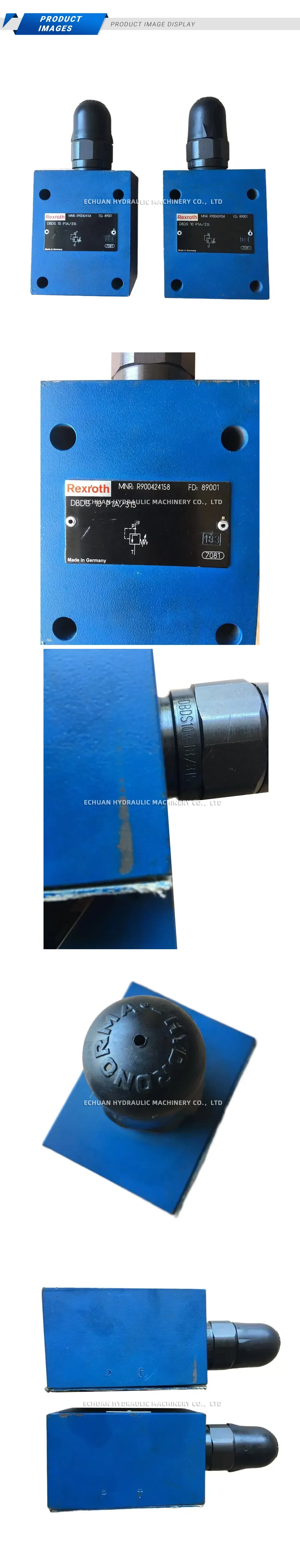 Rexroth DBDS 10 P1A/315 Hydraulic Direct-Acting Pressure Relief Valve Description
