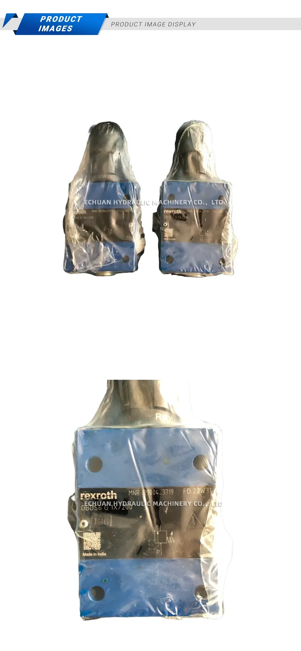 Rexroth DBDS 6 G 1X/200 Direct Operated Pressure Relief Valve Description