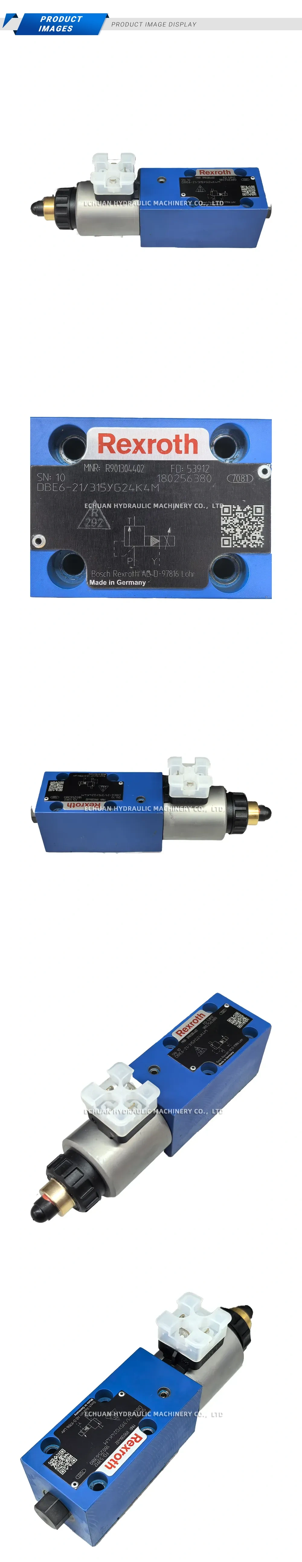 Rexroth DBE6-21/315YG24K4M Pilot-operated Pressure Reducing Valve Description