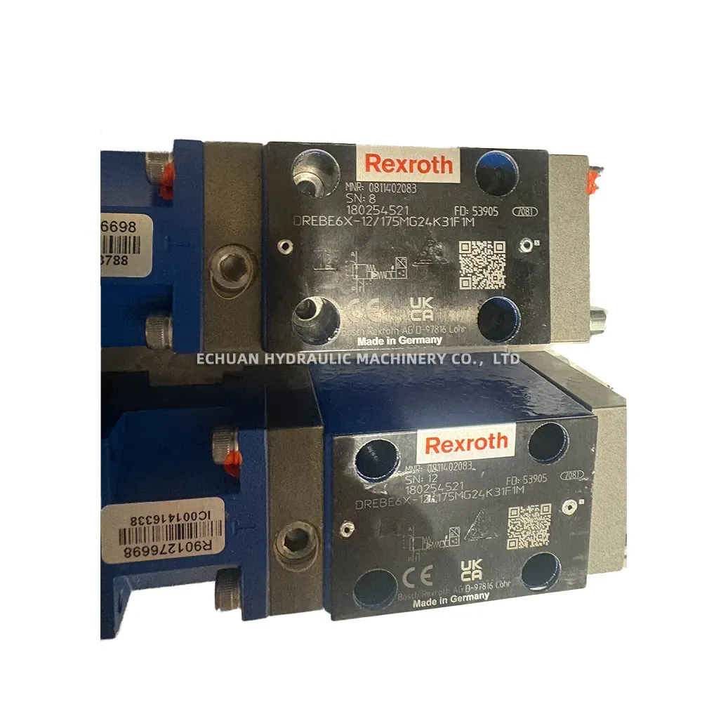Rexroth DBEE6A-5X/315YG24K31M Proportional Pressure Relief Valve with Integrated Electronics