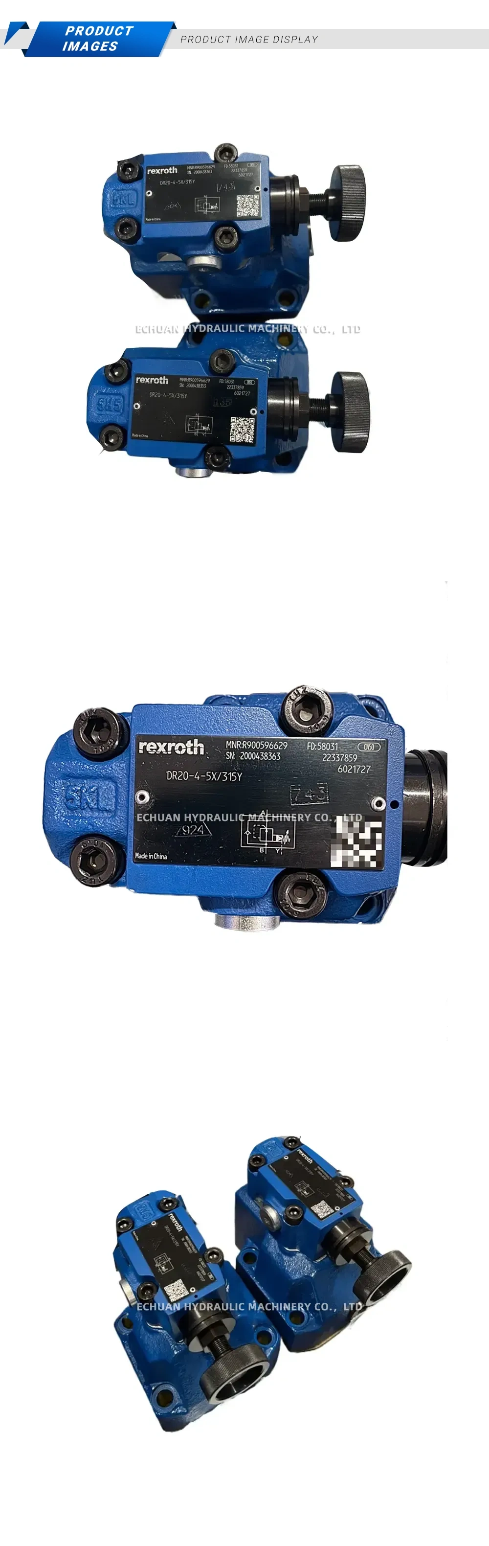 Rexroth DR20-4-5X/315Y Pressure Reducing Valve Description
