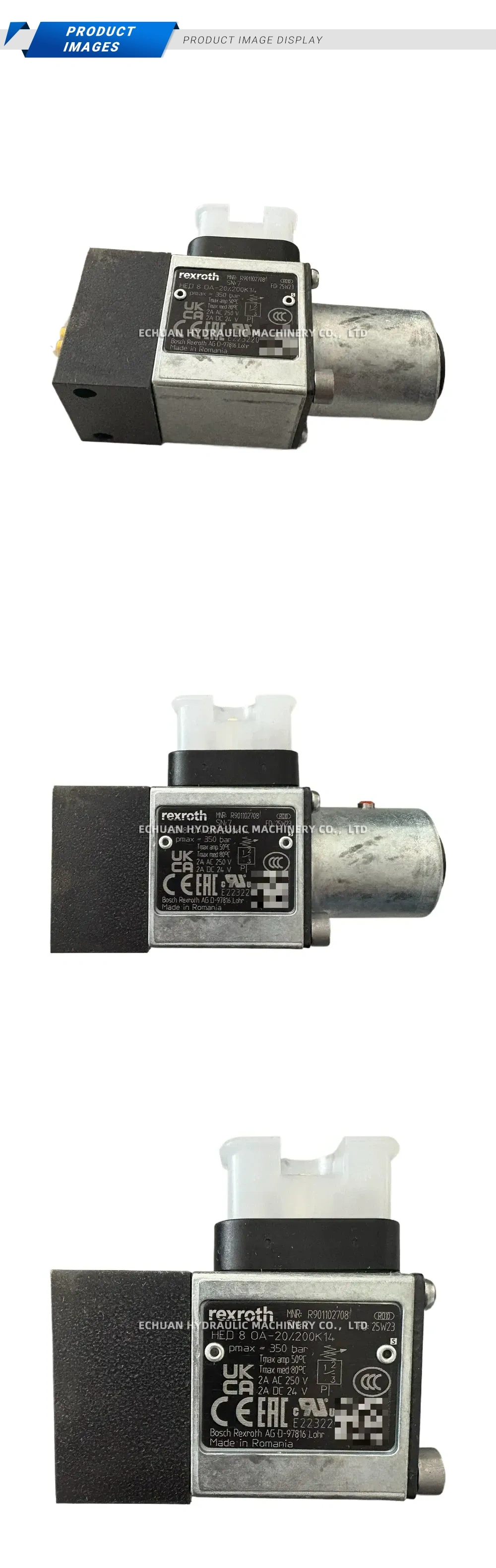 Rexroth HED 8 OA-20/200K14 Hydraulic Pressure Switch Description