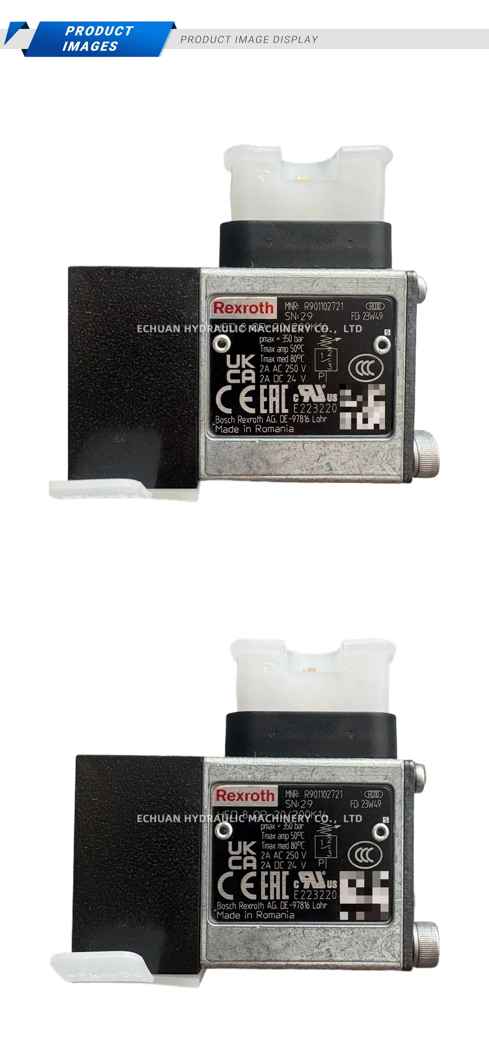Rexroth HED 8 OP-20/200K14 Hydraulic Pressure Switch Description
