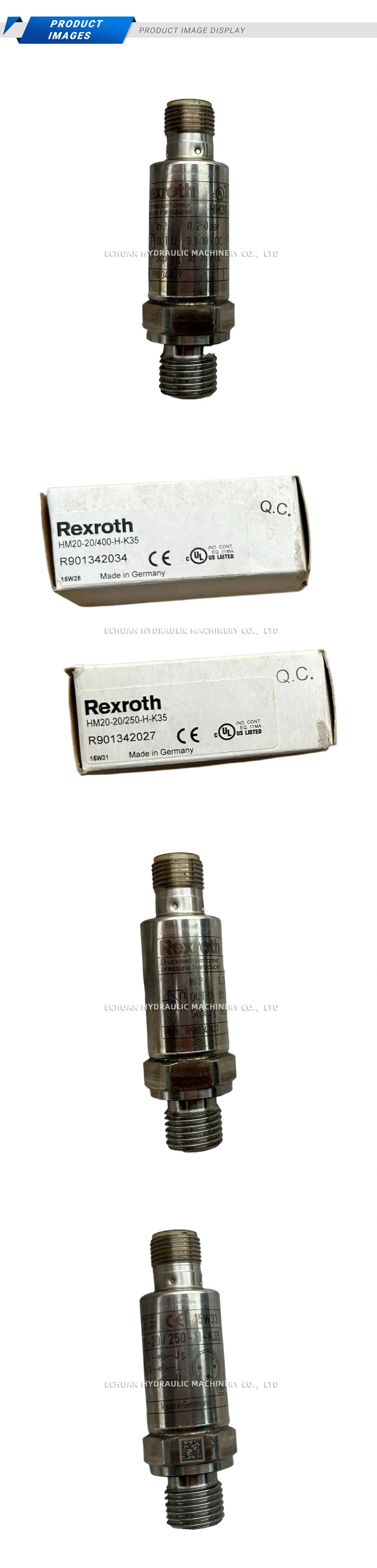 Rexroth HM20-20/250-H-K35 Pressure Transducer Description