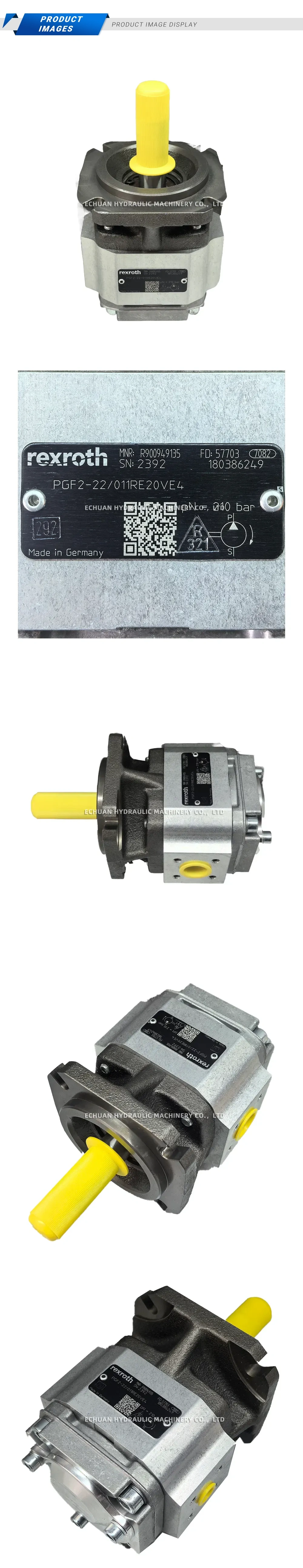 Rexroth PGF2-22/011RE20VE4 Hydraulic Gear Pump Description