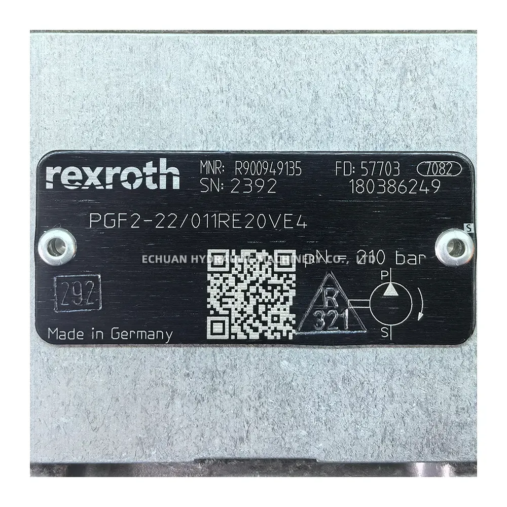 Rexroth PGF2-22/011RE20VE4 Hydraulic Gear Pump