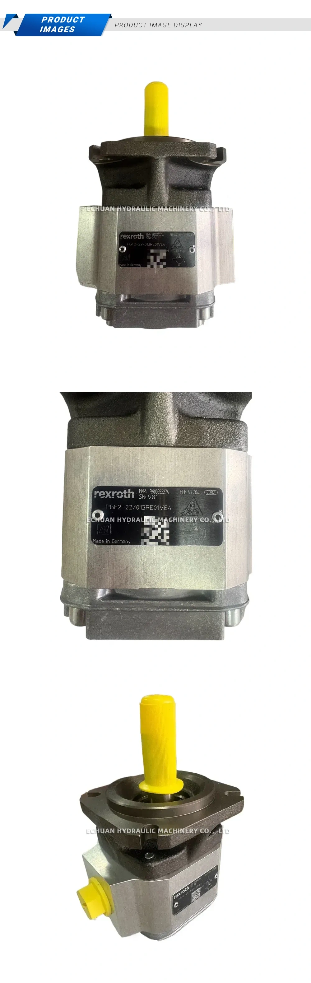 Rexroth PGF2-22/013RE01VE4 Internal Gear Pump Description