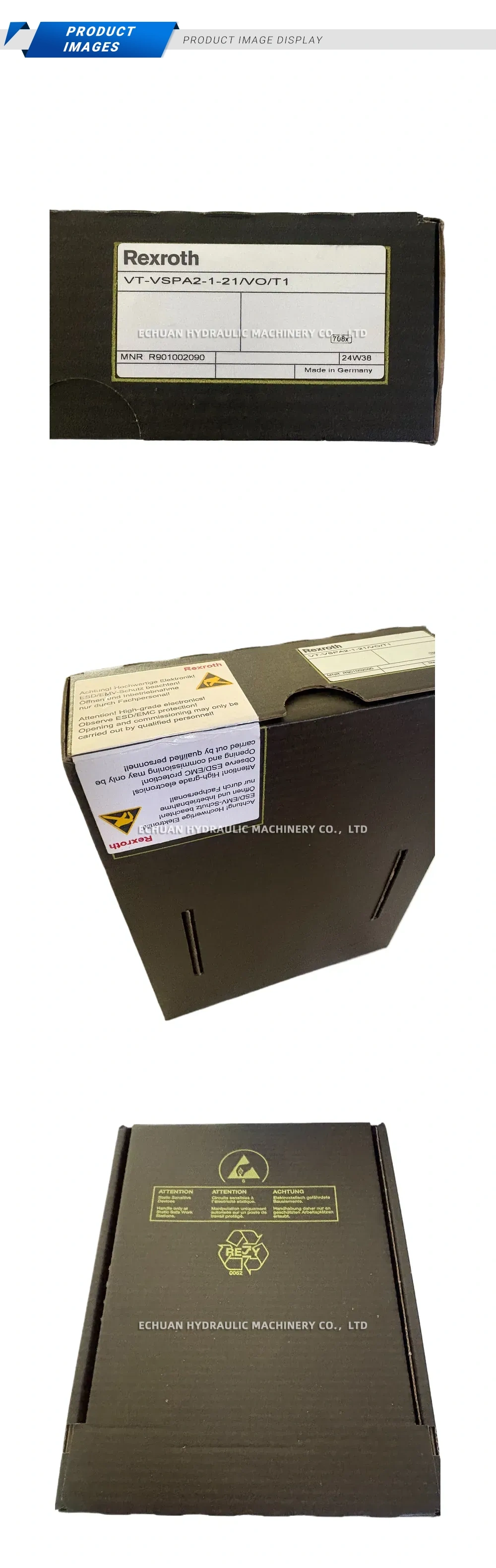 Rexroth VT-VSPA2-1-21/VO/T1 Amplifier Card Description