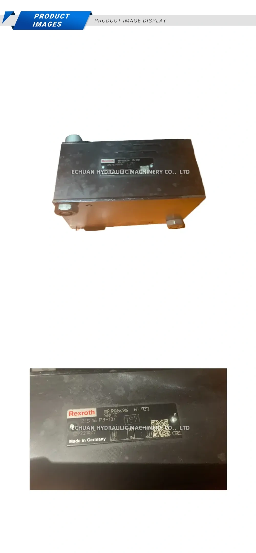 Rexroth Z1S 16 P3-13/ Pilot Operated Check Valve (Sandwich Plate) Description