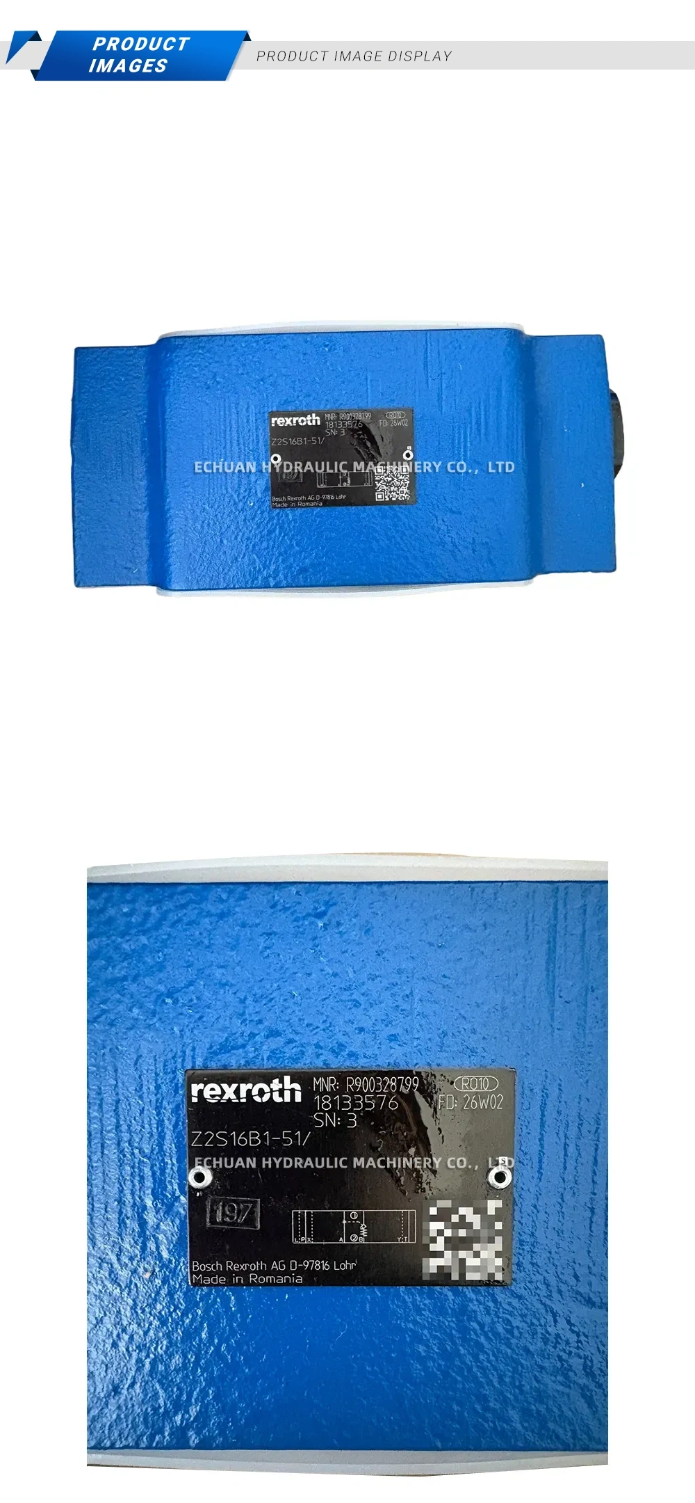 Rexroth Z2S16B1-51/ Pilot Operated Check Valve Description