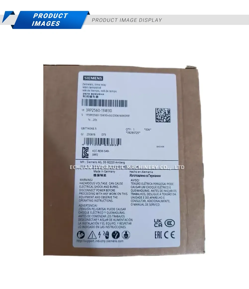 Siemens 3RP2560-1SW30 Time Relay Description