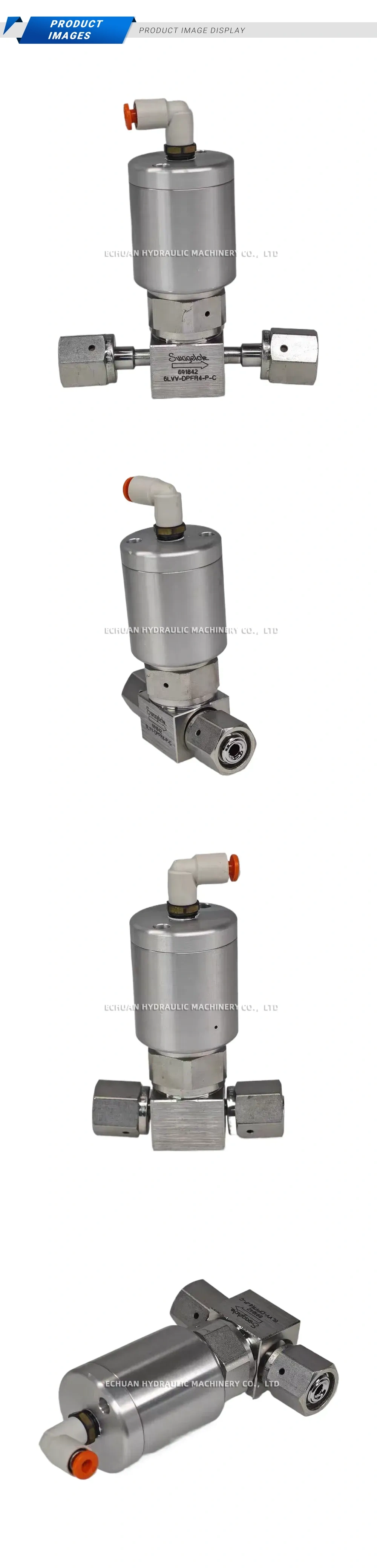 Swagelok 6LVV-DPFR4-P-C Pneumatically Actuated Diaphragm Valve Description