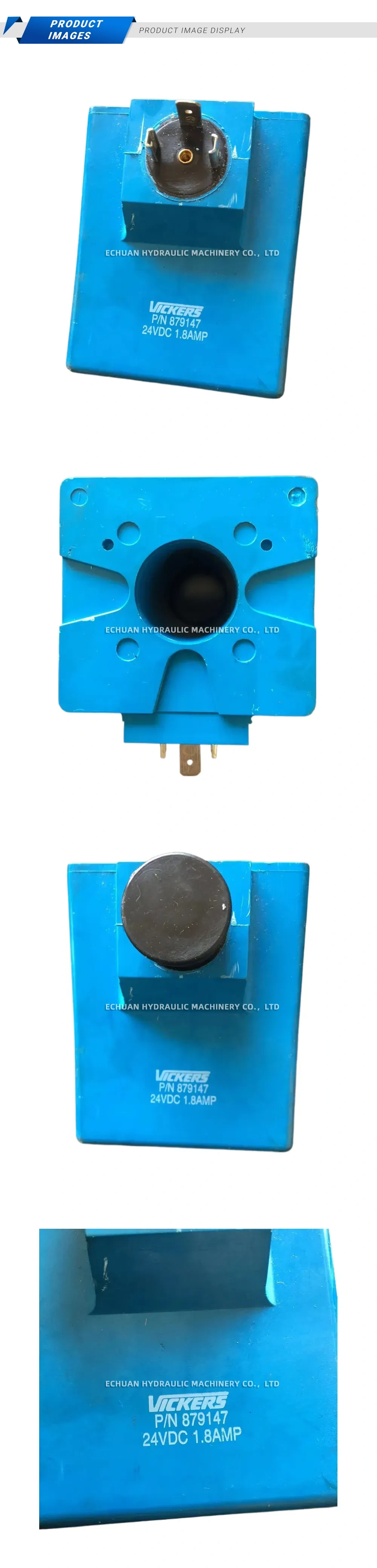 Vickers 879147 Solenoid Coil Description