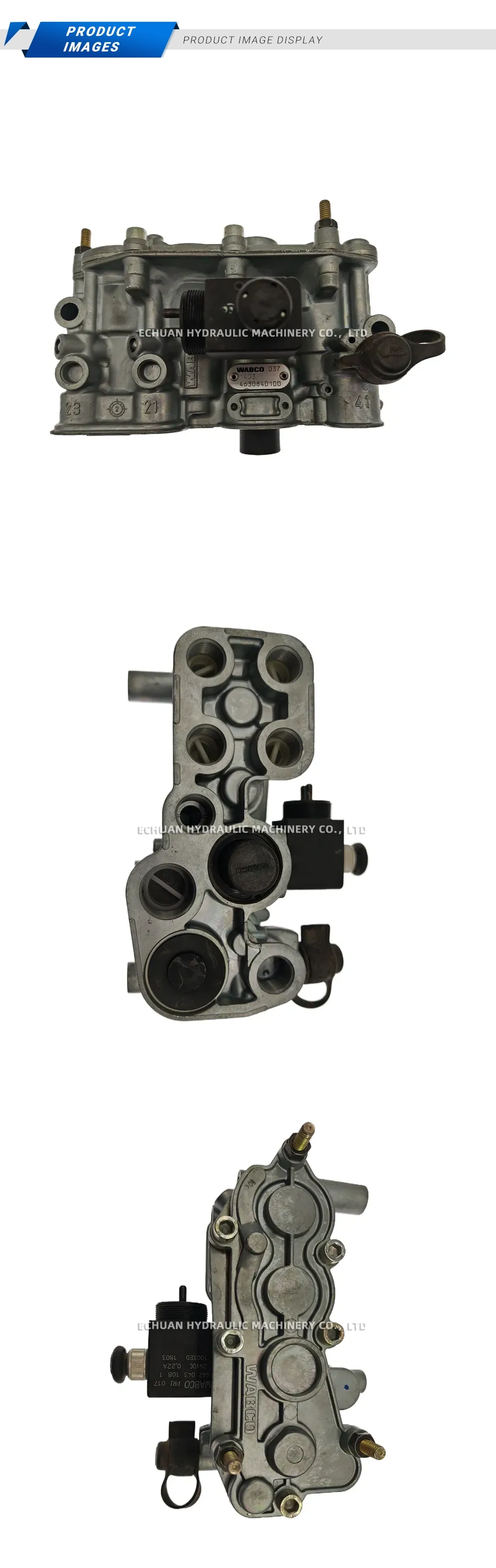 WABCO 4630840100 Pneumatic Solenoid Valve Block Description
