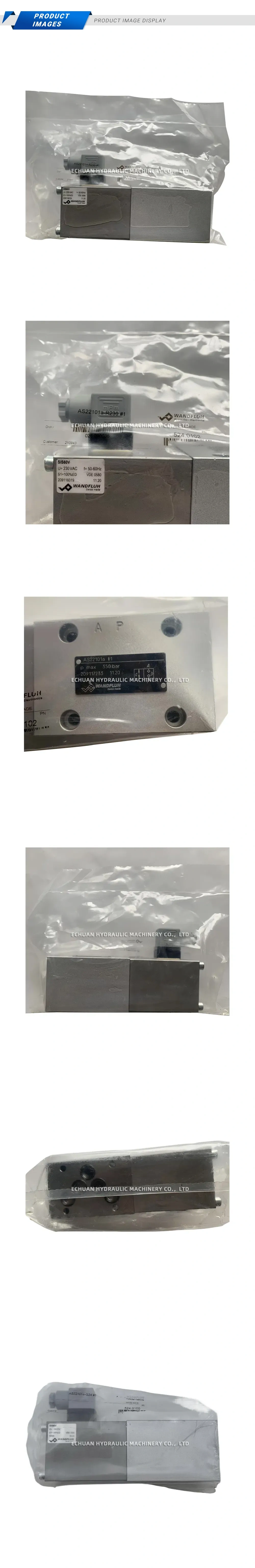 WANDFLUH AS22101a Hydraulic Solenoid Valve Description