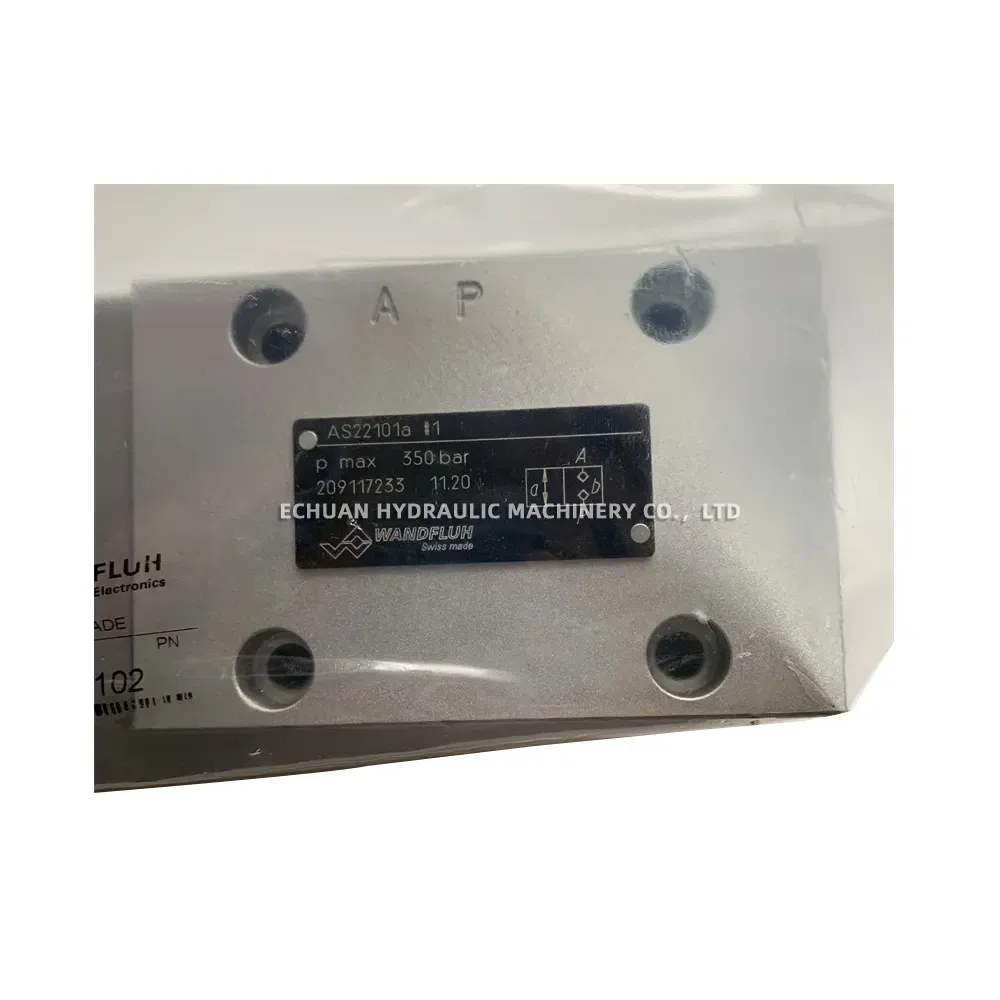 WANDFLUH AS22101a Hydraulic Solenoid Valve