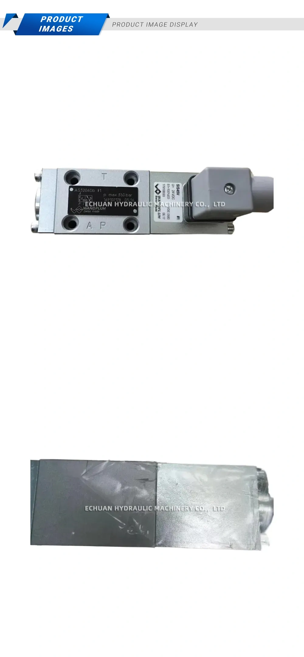 WANDFLUH AS32060b Hydraulic Solenoid Valve Description