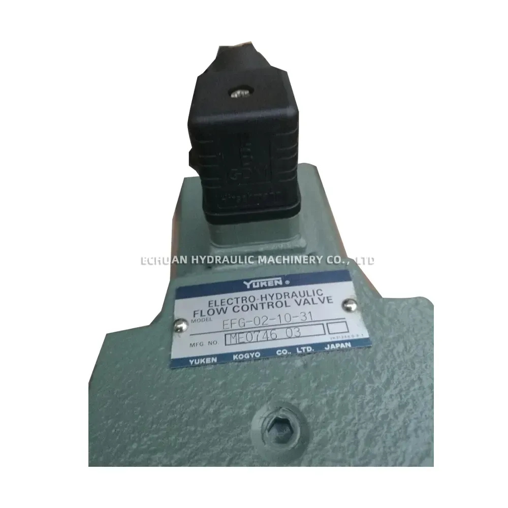 YUKEN EFG-02-10-31 Electro-Hydraulic Flow Control Valve