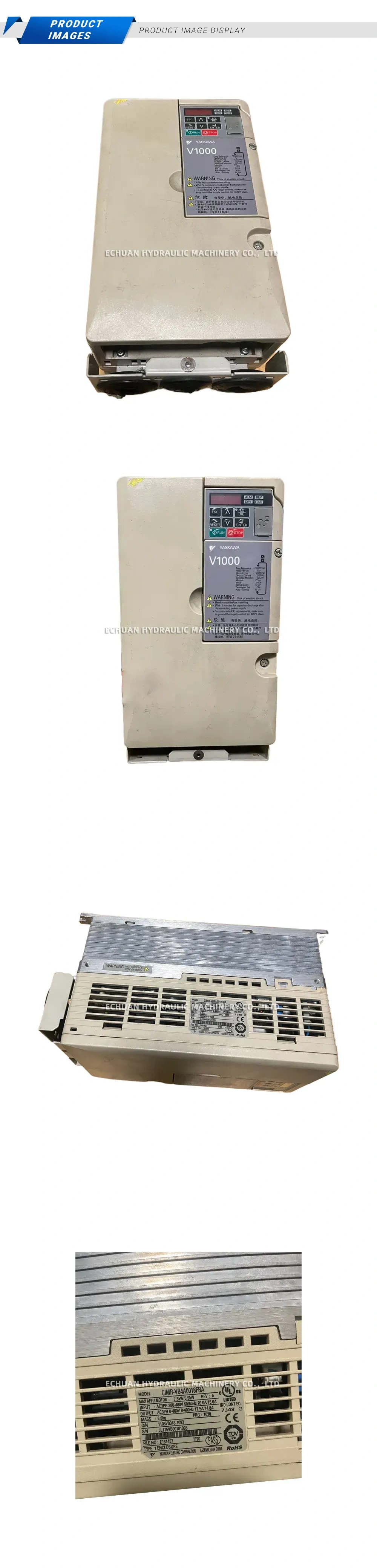 Yaskawa CIMR-VB4A0018FBA AC Drive / Variable Frequency Drive Description