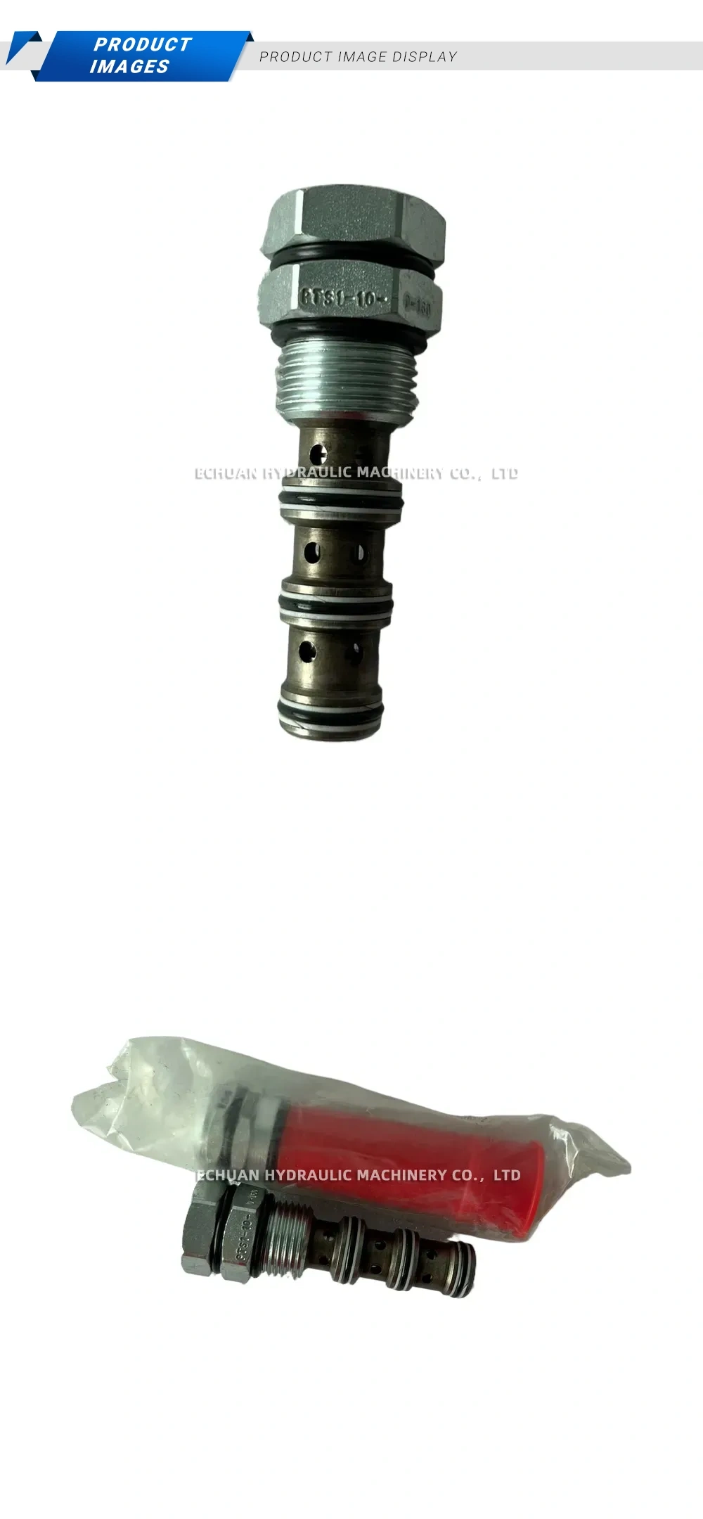 6T80-10- Hydraulic Cartridge Valve Description